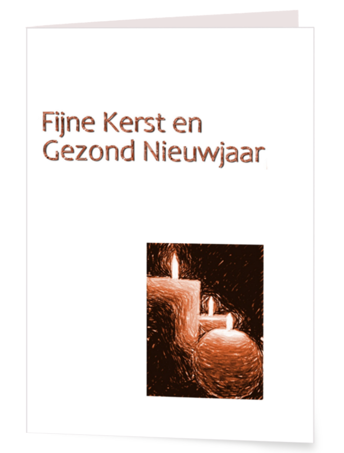 .... met kaarsen in brons